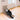 24" Brown L-Shaped Cat Scratcher Cardboard Lounge Bed with Built-in Cat Toys Ball Track