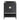 24" Modern Black Freestanding Bathroom Vanity with Two Black Zinc Alloy Door Handle and a Lower Open Shelf