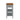 24" Narrow 2-Tone End Table with USB Charging Ports - Gray and Walnut