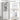 24" White Bathroom Storage Corner Cabinet 