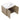 Open white oak bathroom vanity 