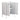 an opened White Steel Cabinet Bathroom Vanity