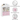 24" White & Pink Kids Dollhouse Bookcase with Toy Storage