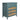 25.5" Dark Green Rattan Cabinet with 5-Drawers