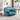 25.6" Blue Velvet Bean Bag Chair for Kids