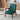 25" Blackish Green PU Leather Accent Chair 