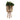 26 Natural Bamboo Footed Planters - Set of 3