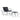set of two corner chair with footstool