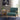 27.5" Modern Teal Upholstered Arm Chair in Wood Frame