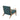 27.5" Modern Teal Upholstered Accent Chair 
