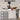 28" Black Ceiling Fan with Flush Light and 5 Reversible Blades
