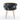 28" Black Luxury Velvet Accent Chair with Golden Metal Legs