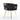 28" Black Luxury Velvet Accent Chair with Golden Metal Legs