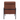 28" PU Brown Leather Armchair 