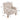 29.50" Tufted Beige Accent Armchair 