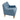 29.50" Tufted Blue Accent Armchair 