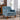 29.50" Tufted Blue Accent Armchair 
