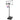 29 Portable Iron Basketball Hoop with Stable Base and Wheels - Adjustable Height 5.6 to 7ft