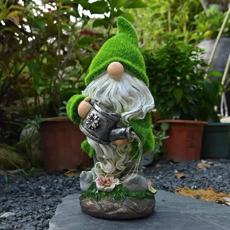 LED Solar Resin Garden Gnome Statues for Outdoor Decor – CharmyDecor