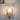 Geometric Wall Light Fixture in crystal and Gold - Front view