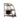 3-Tier Black Mobile Bar Cart with Wine Rack