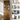 3-Tier Tall Modern Bookcase with Glass Doors & 3 Drawers