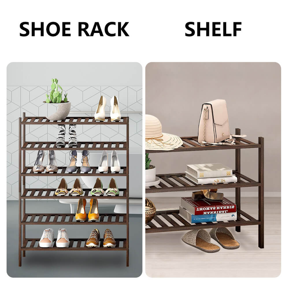 8-tier Compact Metal Shoe Rack- CharmyDecor