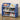 30.31" Navy-Blue Kids Toy Storage Organizer with 6 Bins