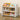 30.31" Yellow Kids Toy Storage Organizer with 6 Bins