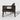 30.7" Mid-Century Modern PU Leather Espresso Accent Chair