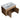 Open drawer of the brown oak vanity 