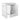 the side view of a 30 inch bathroom vanity in a white background
