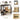 Product details of the open shelves vanity 