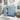 30" Modern Blue Bathroom Vanity Cabinet with Integrated Resin Sink