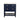 30" Navy Blue Bathroom Vanity and Basin Sink Combo with Open Shelf and 2 Drawers