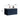 A dimension Image of the 30" Etna Striped Navy Blue Texture Floating Bathroom Vanity with Push Open Drawer and Glossy Ceramic Sink 