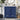 30"W Multifunctional Single Sink Blue Freestanding Bathroom Vanity Combo Cabinet with 2 Doors and a Drawer