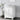 30" White Freestanding Bathroom Vanity with Carrara Marble Top