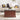 31.50" Farmhouse Brown Square Wood Coffee Table with Large Storage
