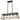 Hanging lamp with bulbs in a white background 