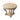31.5" Farmhouse Curved Legs Natural Wood Round Table