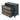 31.5" Green Rattan Cabinet with 3 Drawers and Metal Handle