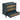31.5" Green Rattan Cabinet with 3 Drawers and Metal Handle