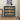 31.5" Green Rattan Cabinet with 3 Drawers and Metal Handle