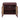 31.5" Red Rattan Sideboard Storage Cabinet with Two Doors