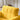31" Mid-century Accent Armchair with Waist Pillow - Yellow Teddy Fabric