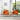 31" Modern Tufted Accent Chair with Waist Pillow - Orange Teddy Fabric