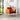 31" Modern Tufted Accent Chair with Waist Pillow - Orange Teddy Fabric