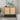 31" Modern Walnut Natural Rattan 2-door Accent Storage Cabinet with Built-In Adjustable Shelf