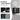 32" Freestanding Black Bathroom Vanity with Ceramic Sink & Two Doors